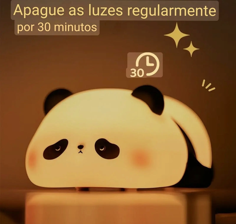 Luminária Panda Kawaii