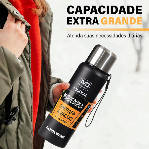 Garrafa Térmica Portátil de Aço Inoxidável Outdoor - Modus